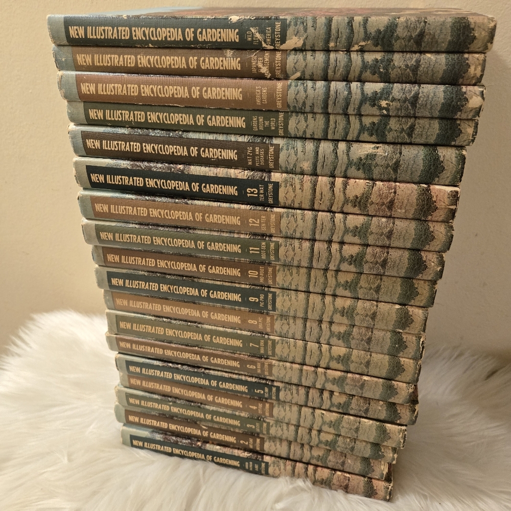 New Illustrated Encyclopedia of Gardening, Complete 1-18 Volume Set Greystone